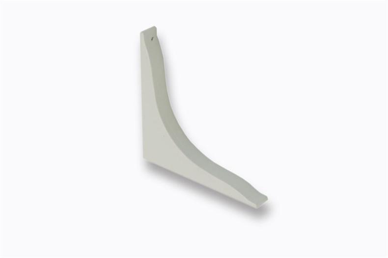 PVC end cap for large rounded corner - RAL 9010
